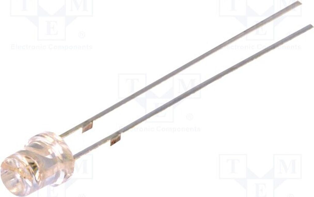 2x LED 220÷330mcd OSB5SA33C1A LED Dioden THT 3mm : konkav blau 3mm 120°