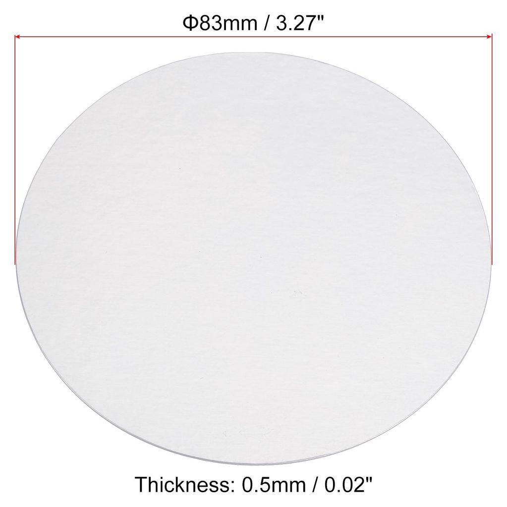 83mm/3.27" Aluminium-Folie Cap Liner, 50 Pack resistent Tamper Induktion Heat Sealer Versiegelung Liner fš¹r PET-Kunststoff-Flasche Glas-Deckel