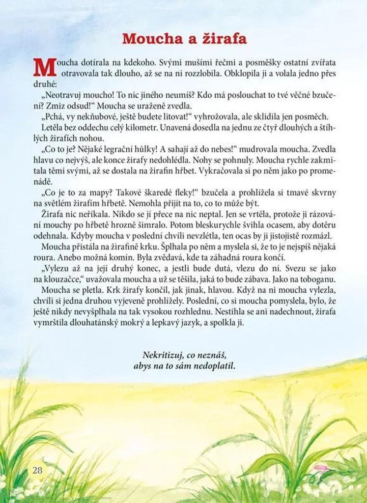 Bajky zblízka i zdaleka de Dana Hlavatá : Fables illustrées grand format