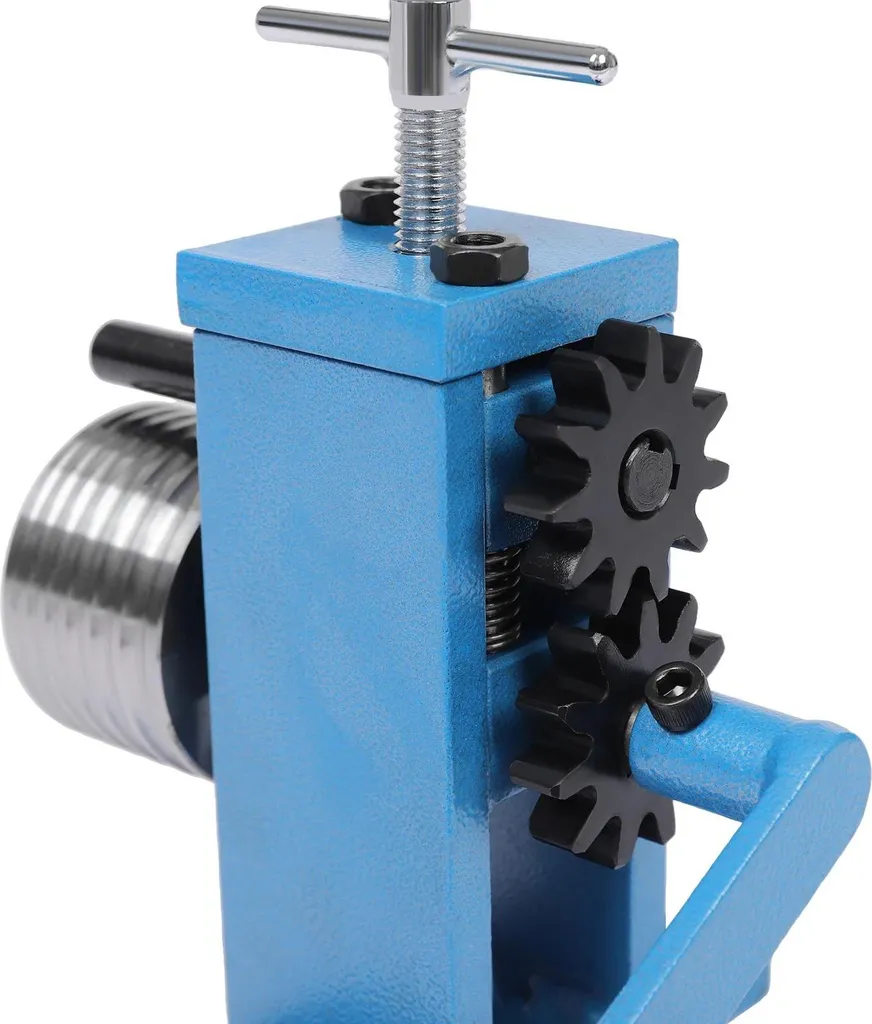Machine à cintrer les bijoux manuelle bleue avec 6 matrices de 1 à 6 mm - 9
