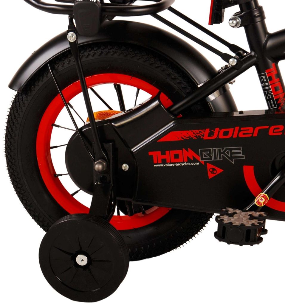 Vélo enfant Volare Thombike - Garçons - 12 pouces - Noir Image du produit 