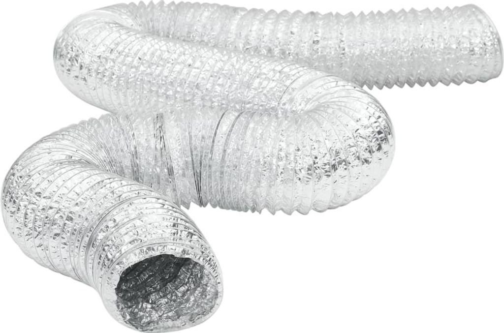 vidaXL Lüftungsschlauch Aluminium 6 m Ø10 cm