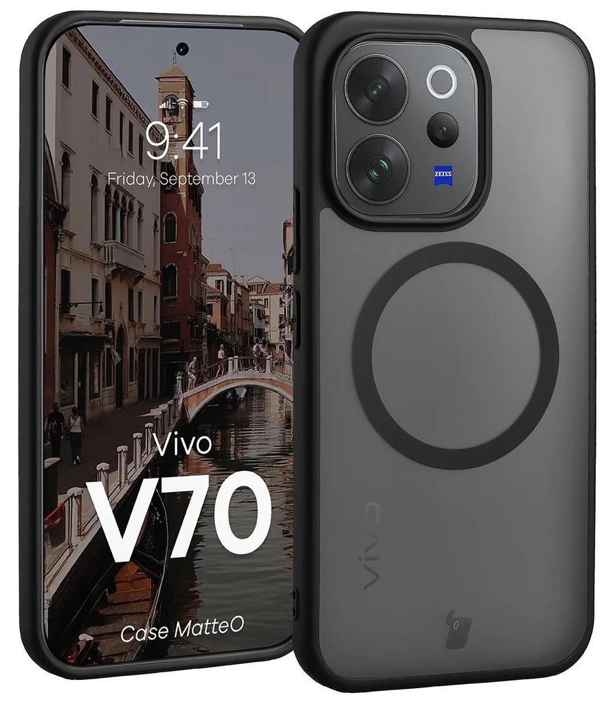 Handyhülle mit Magnetring für Vivo V70 5G, Bizon Case Produktbild 