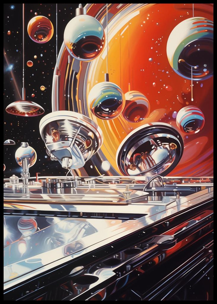 Plakat 59,4x84,1cm Orchester der Sphären