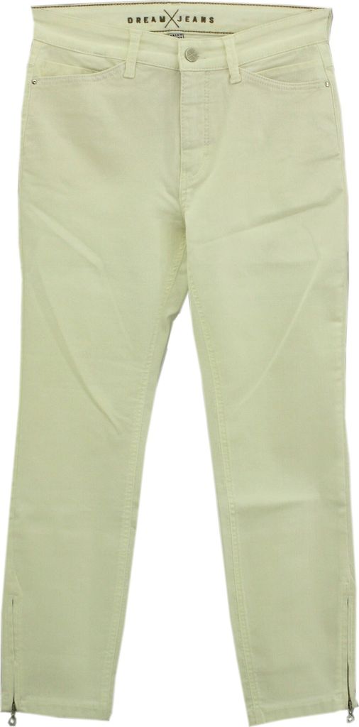 28077 Mac Jeans, Dream Chic 7/8, 7/8 Damen Jeans Hose, Superstretch Denim, white, D 36 W 28 L 27
