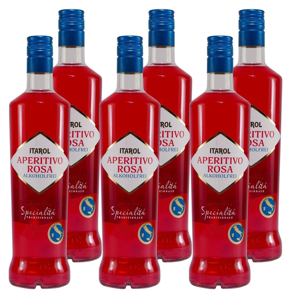Itarol Aperitivo Rosa -alkoholfrei- (6 x 0,7L) EINWEG Produktbild 