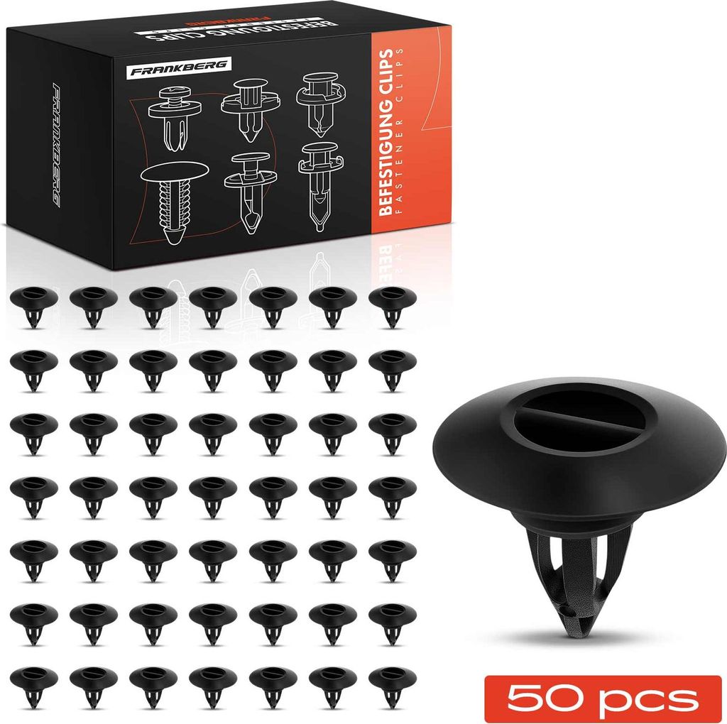 Frankberg 50x Befestigungsclips für BMW E70 F15 F85 E71 E72 F16 F86 MINI R60