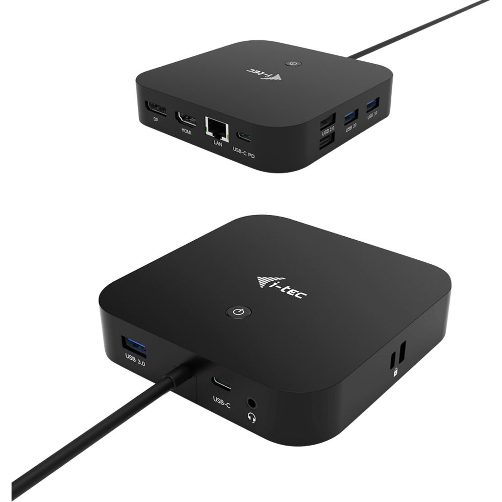 i-tec USB-C HDMI DP Docking Station with Power Delivery 100 Produktbild 