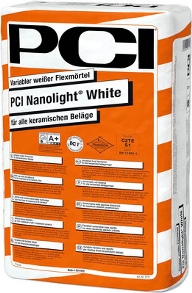 PCI Nanolight® leichter variabler Flexmörtel für Glasmosaik Produktbild 