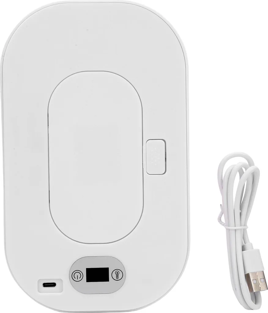 Chauffe-serviette Portable USB blanc avec Système de Chaleur Uniforme