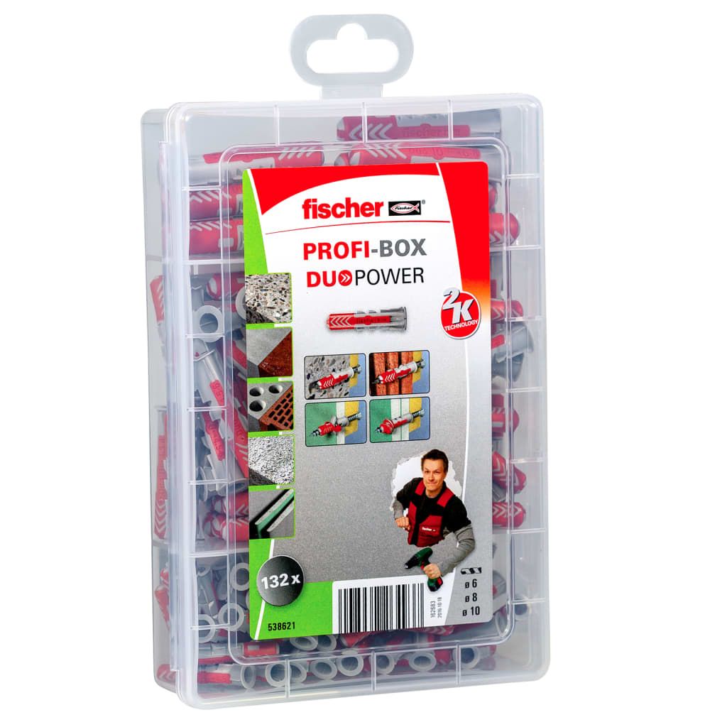 Fischer 132-tlg. Dübel-Set PROFI-BOX DUOPOWER
