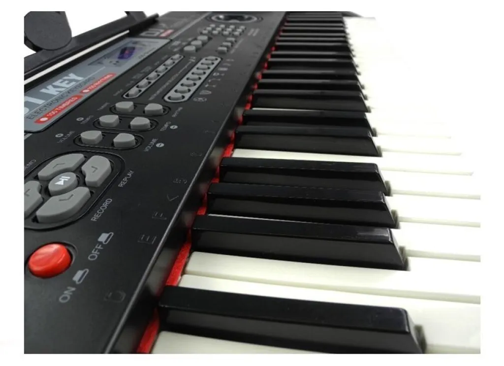 Orgue à clavier 328-06 multifonction avec micro et secteur noir - 13