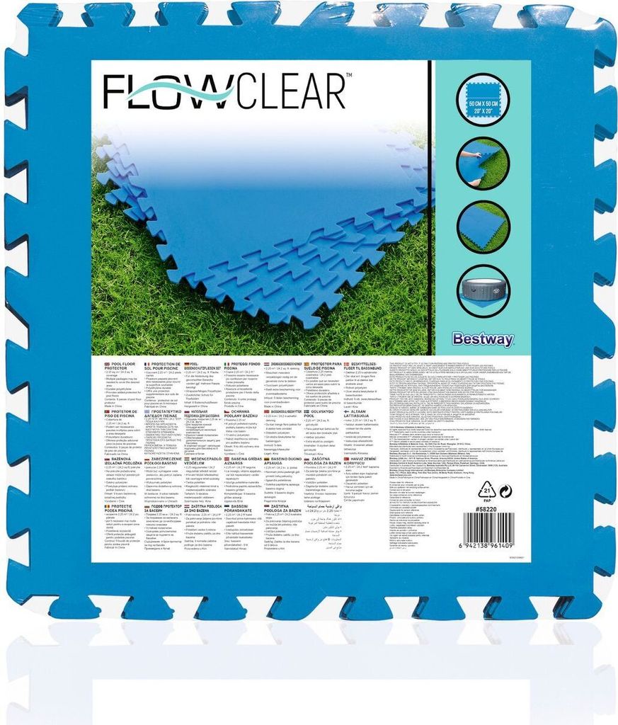 Bestway® Flowclear™ Pool-Bodenschutzfliesen | Kaufland.de