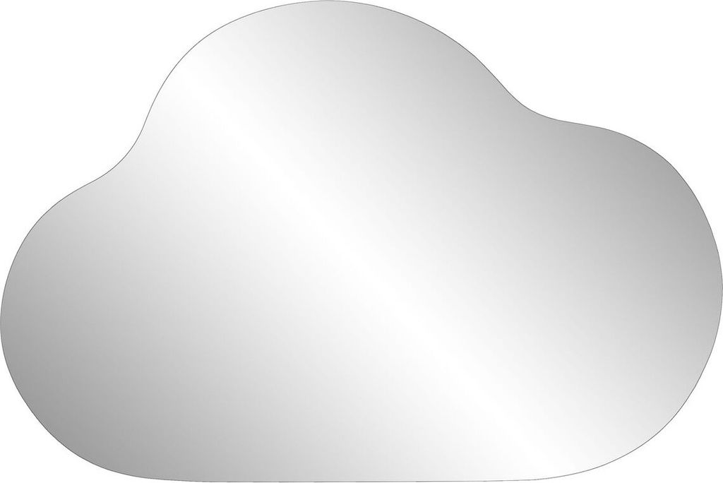 Wandspiegel Home ESPRIT Silberfarben Wolken 60 x 2 x 40 cm