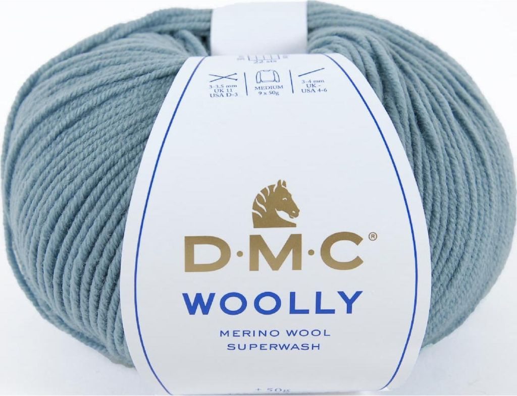 DMC Wolle "Woolly" Wolle – 100% Wolle aus Australien, 488, (Farbe 78)