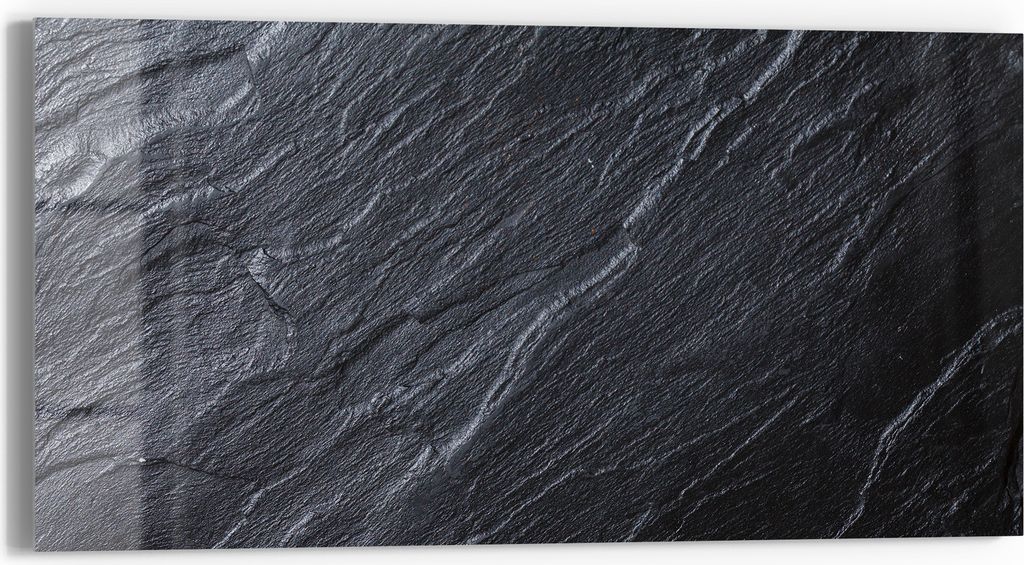 DEQORI Glasbild Echtglas 60x30 cm 'Geheimnisvolle Tiefe' Wandbild Bild modern Deko