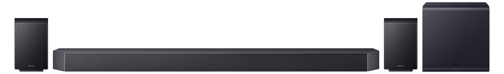 Samsung HW-Q995GH / Q990H Q-Series 11.1.4-Kanal Surround-Soundbar für TVs, Kabelloser 8"-Dual-Subwoofer, 4.0.2-Rücklautsprech