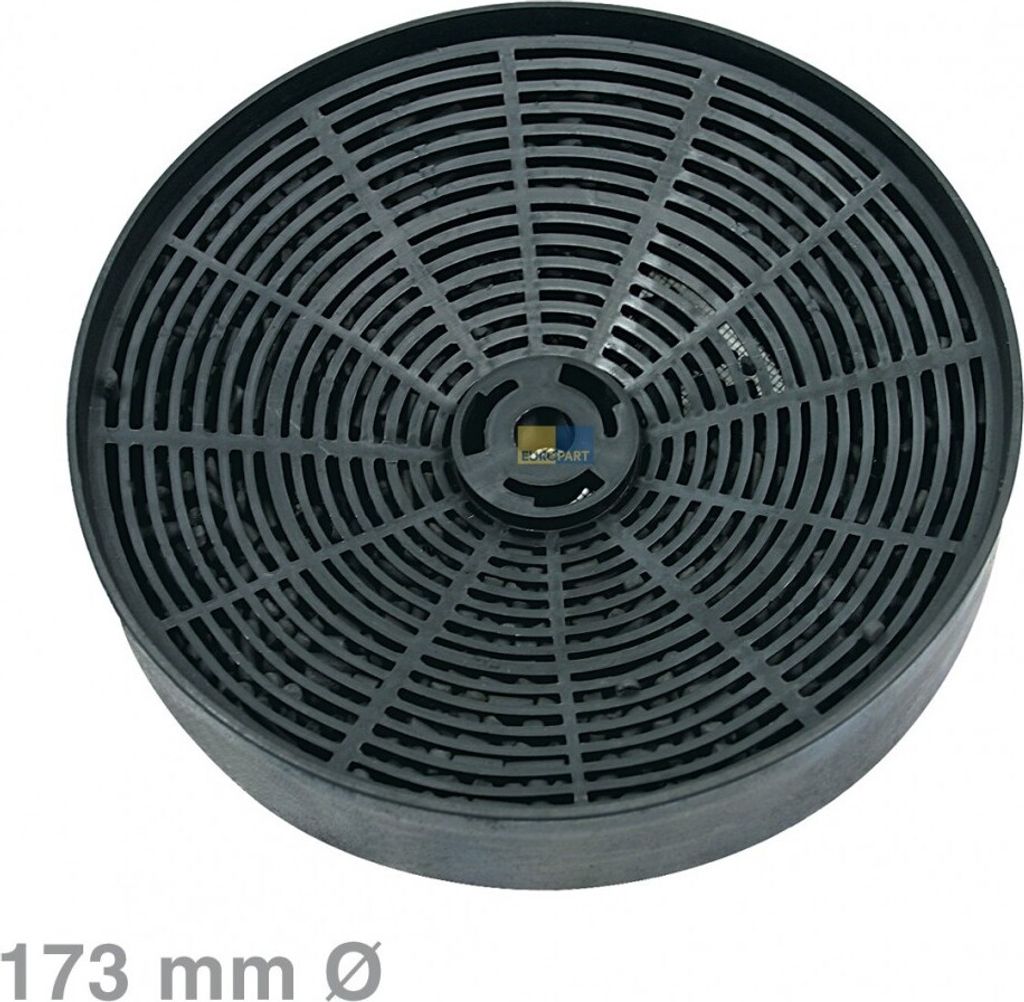 daniplus Kohlefilter, Filter für Abzugshaube passend für AEG Electrolux Turboair Type A, 5029090900