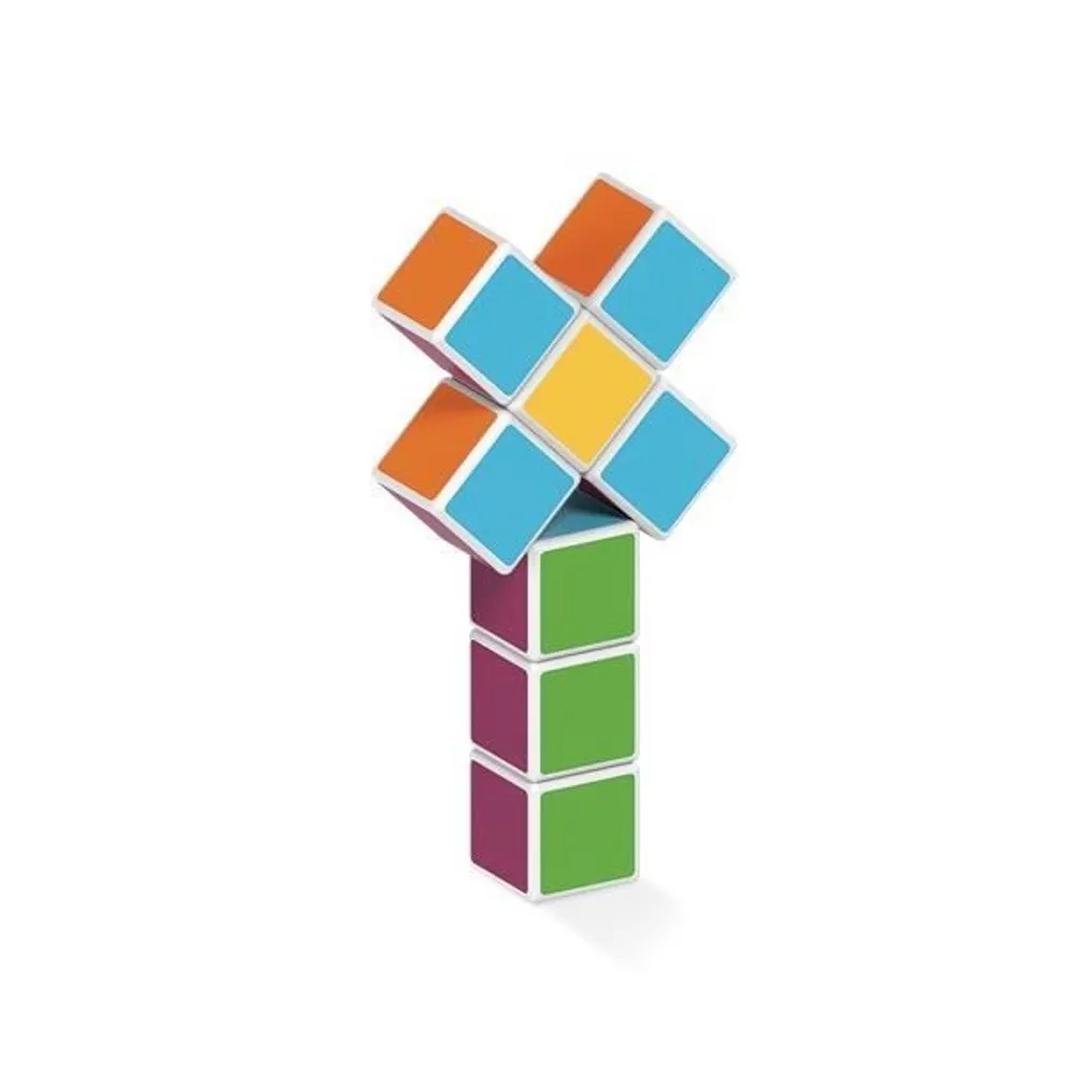 MAGICUBE 16 blocs aimantés multicolores pour construction 3D libre