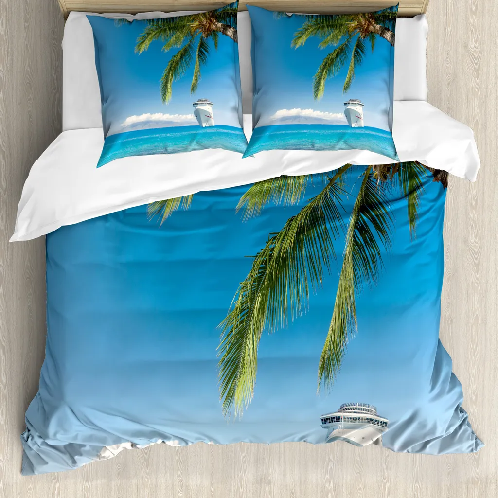 Offerta Copripiumino Matrimoniale ABAKUHAUS Nave Tropici Turchese