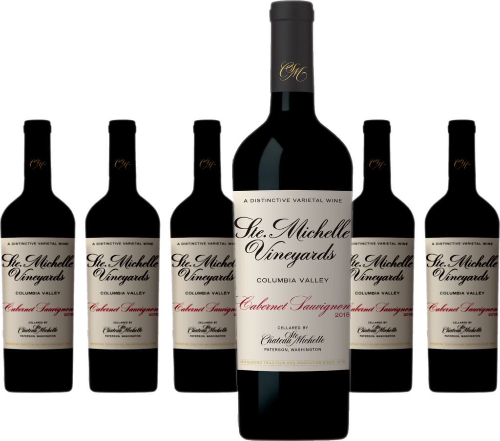 6 x Chateau Ste. Michelle Retro Cabernet Sauvignon