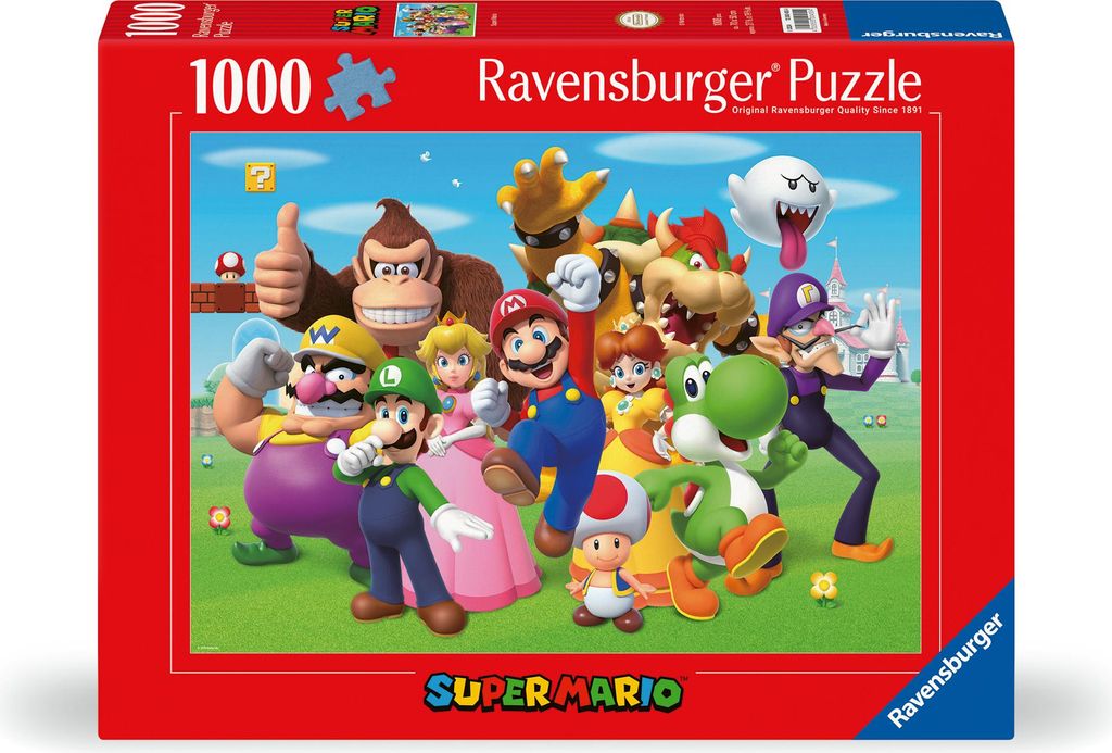 Ravensburger Puzzle Super Mario (1000 Teile) - Ravensburger 12000455 - (Anzahl der Puzzleteile / bis 2.000 Teile)