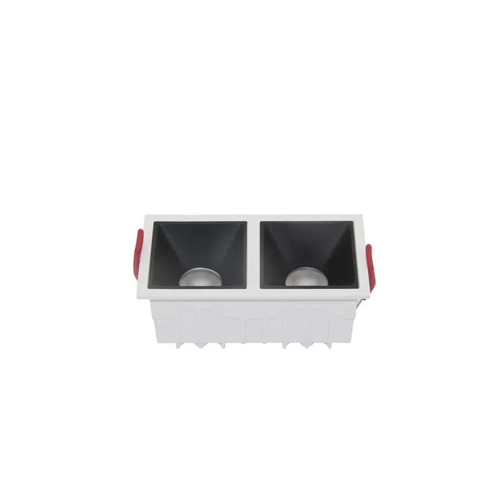 Luce da Incasso LED ALU 12,6 cm - Prezzo Stock Faretto Quadrato