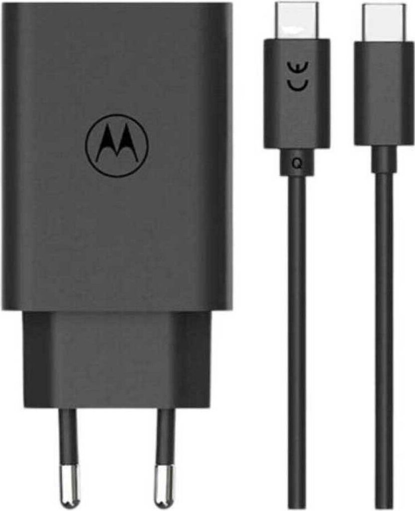 Motorola Chargeur TurboPower 68 GaN avec câble USB-C 6,5A, Image du produit 
