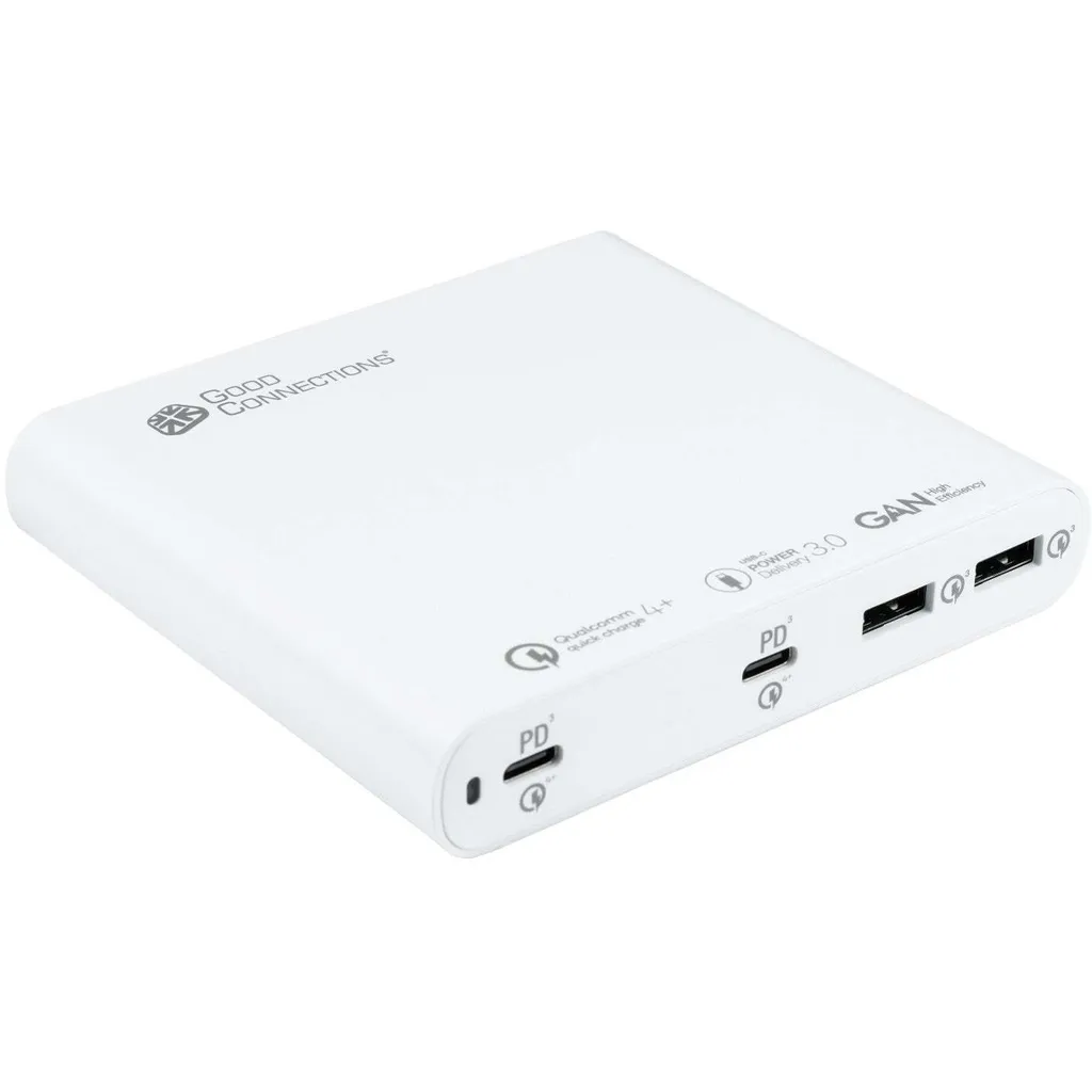Good Connections PCA-D001W Good Connections USB-Desktop-Schnellladestation 120W 4-Port
