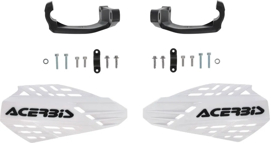 Protège-mains ouverts ventilés Acerbis blancs pour motocross enduro - 3