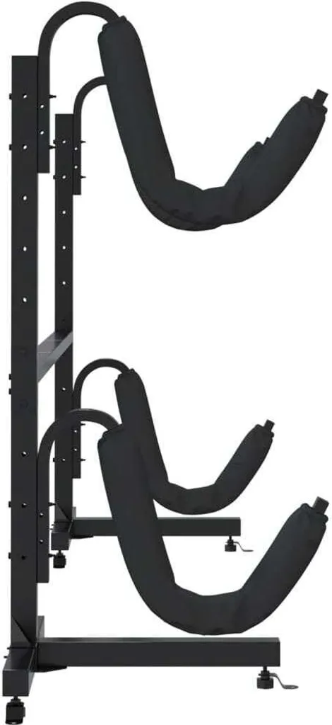 Rack Kayak Double en Acier Robuste 250cm - Rangement Stable et Durable - 5