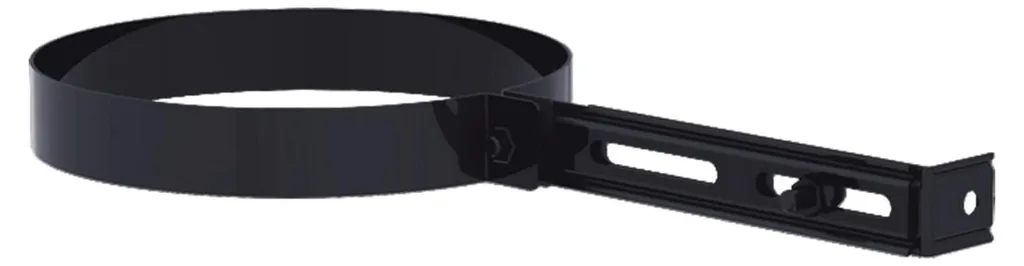 Collier de maintien tuyau poêle à bois Ø 130 mm pour tubage de cheminée