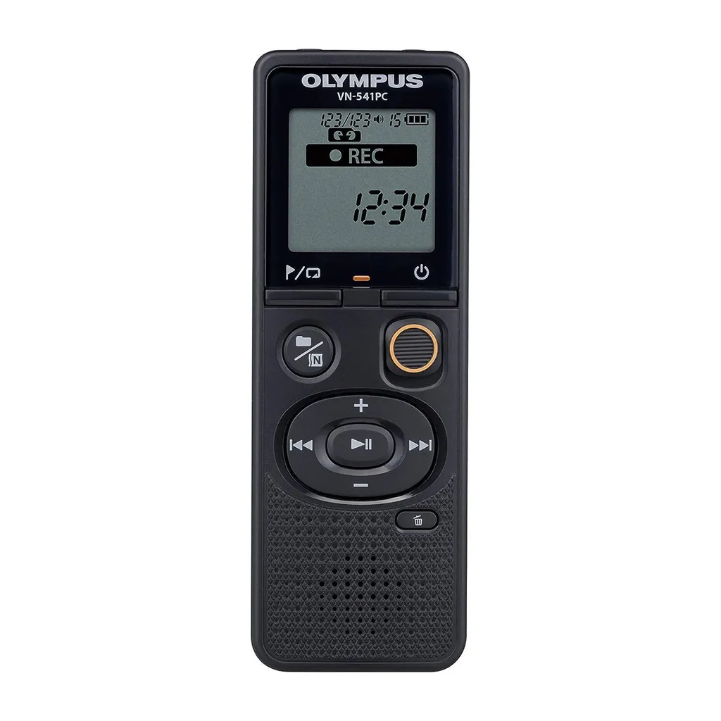 OM SYSTEM VN-541PC Dictaphone Numérique avec Enregistrement One-Touch
