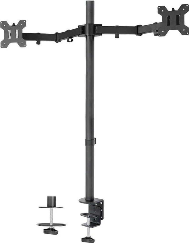 Bras de moniteur articulé pour écran 27 pouces avec pivot à 360 degrés
