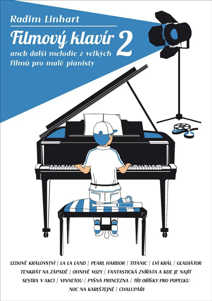 Filmový klavír 2 Partitions piano arrangements Radim Linhart Pro