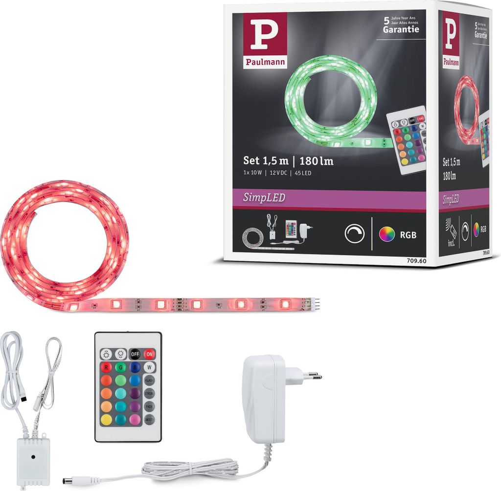 Paulmann SimpLED LED Strip RGB Komplettset