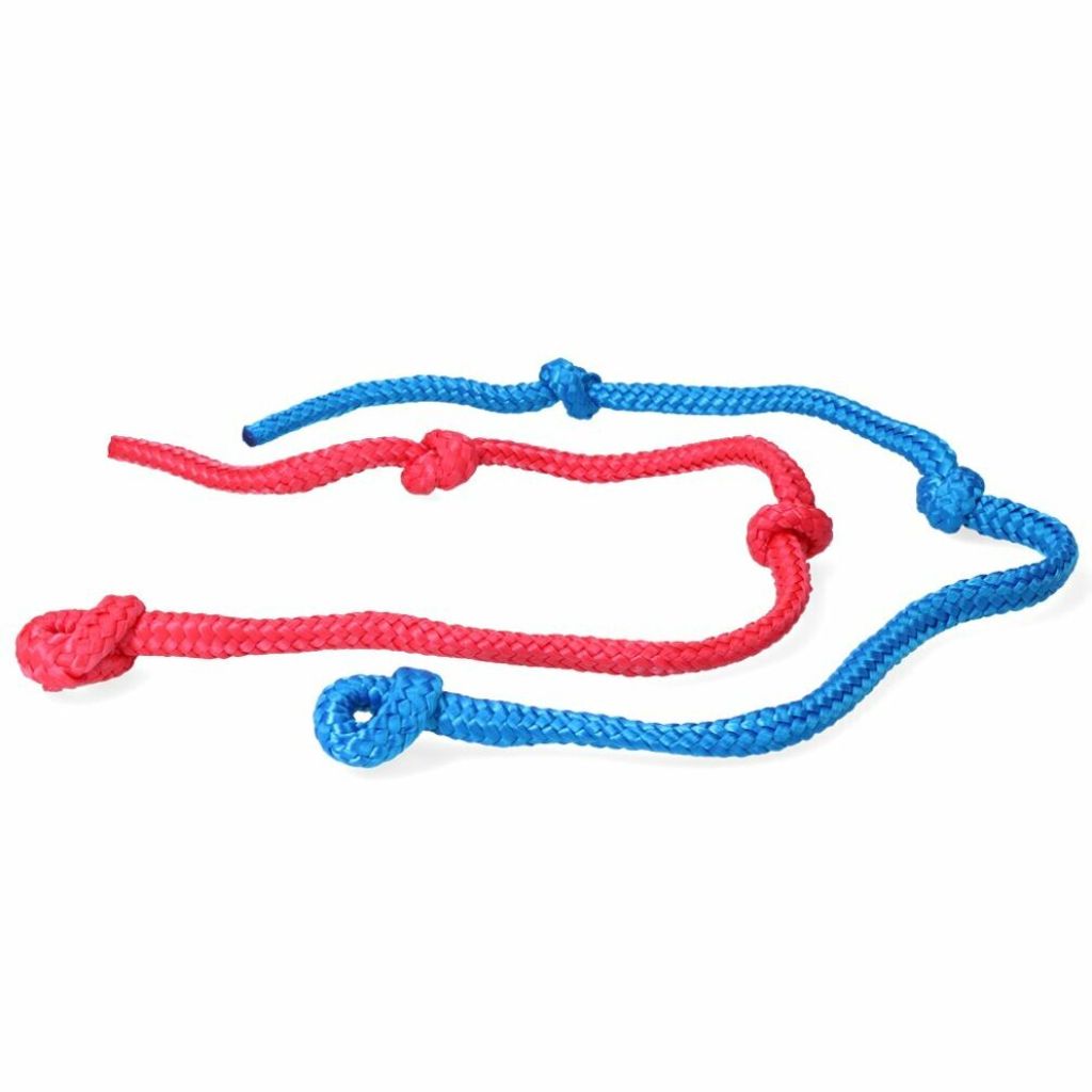 Geburtsstrick Multilon Blau/Rot