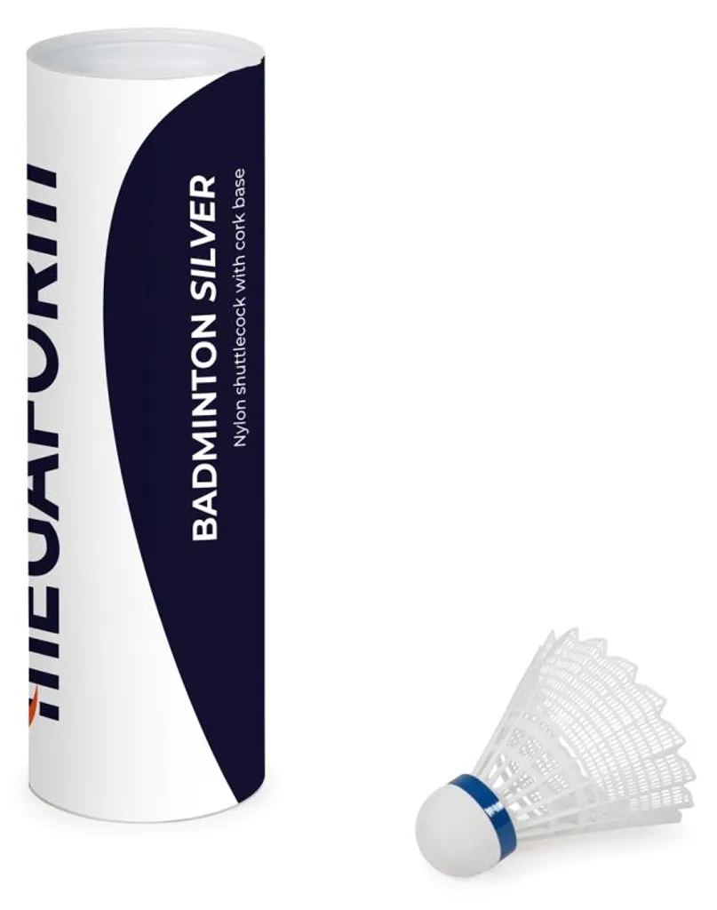 Volants de badminton résistants Megaform : boîte de 6 volants durables