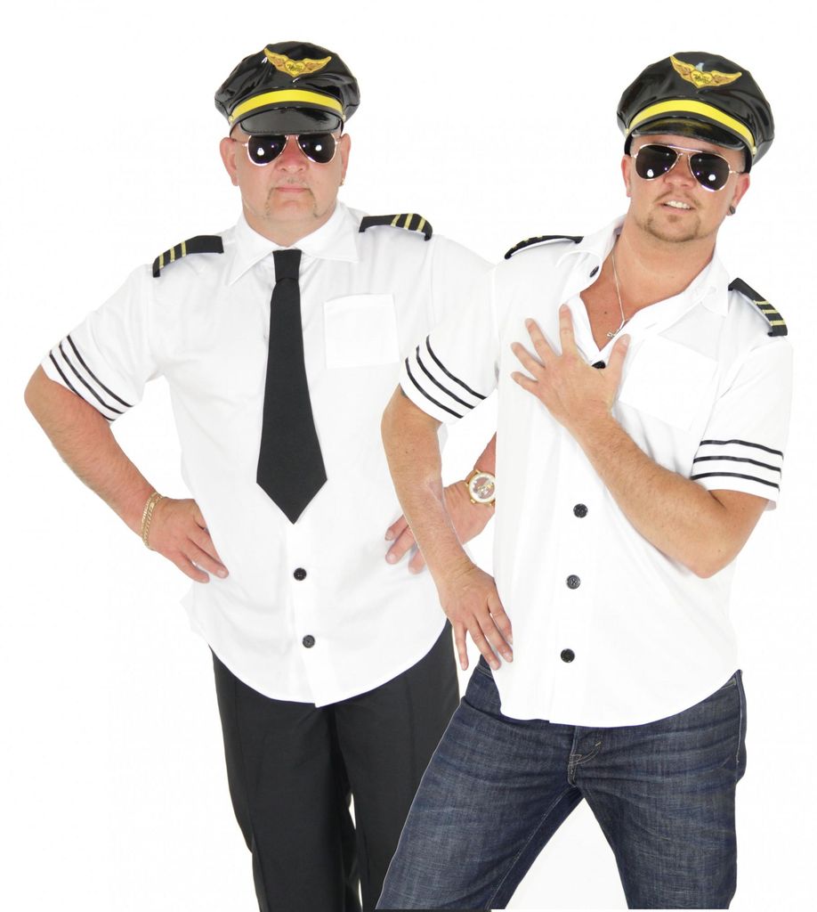 Piloten Kostüm für Herren, Größe:XL Produktbild 
