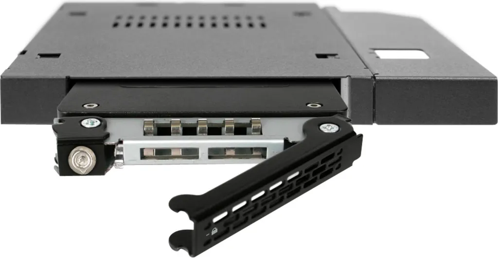 ICY Dock MB411SKO-B Rack Métal Hot-Swap pour SSD SATA et SAS 6Gb/s Noir