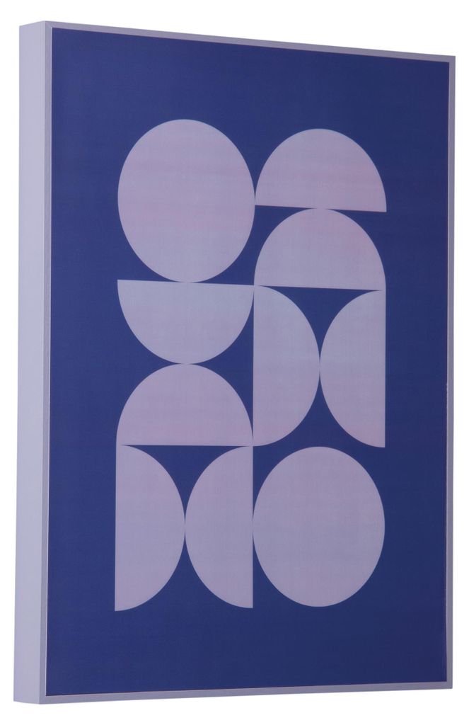 WANDOBJEKT Geo Abstracto - Blau - 3/30/40 cm