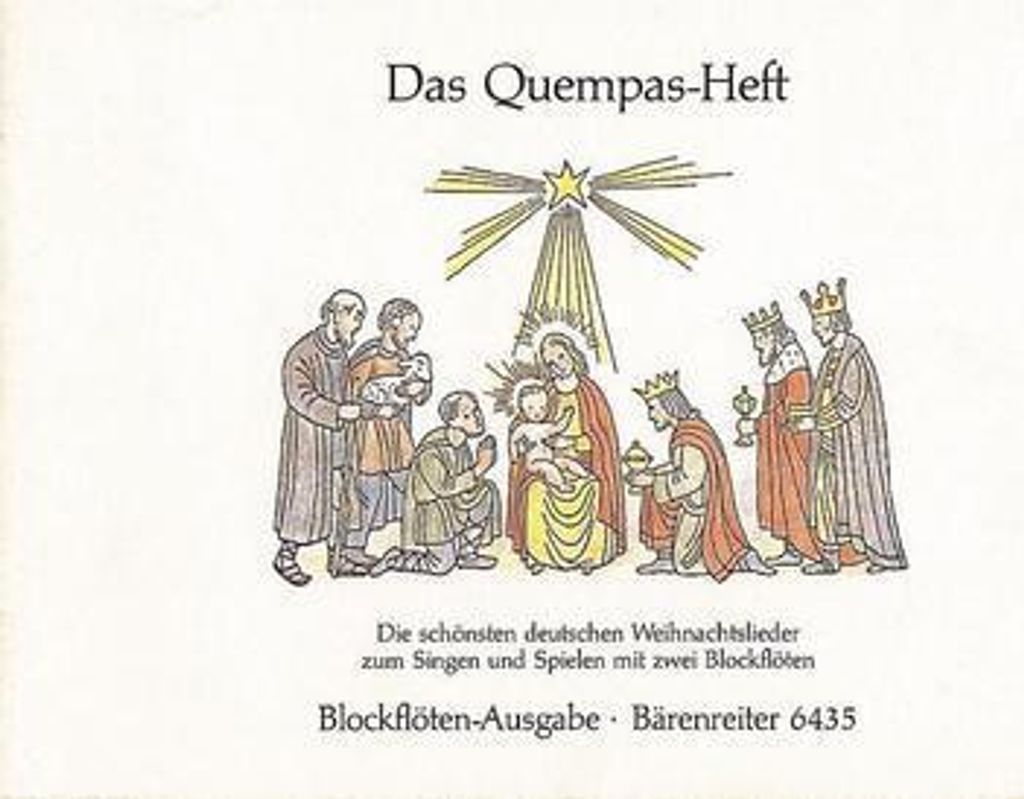 Das Quempas-Heft für 2 Blockflöten (SS/SA) (mit Text)