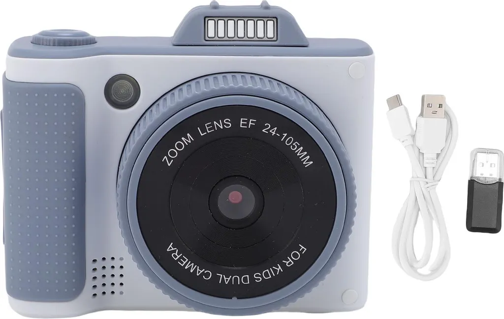 Fotocamera digitale 66MP 2,5K 16x zoom 2,4 pollici LED fill light 180° flip screen video selfie Scheda di memoria da 32G - 3
