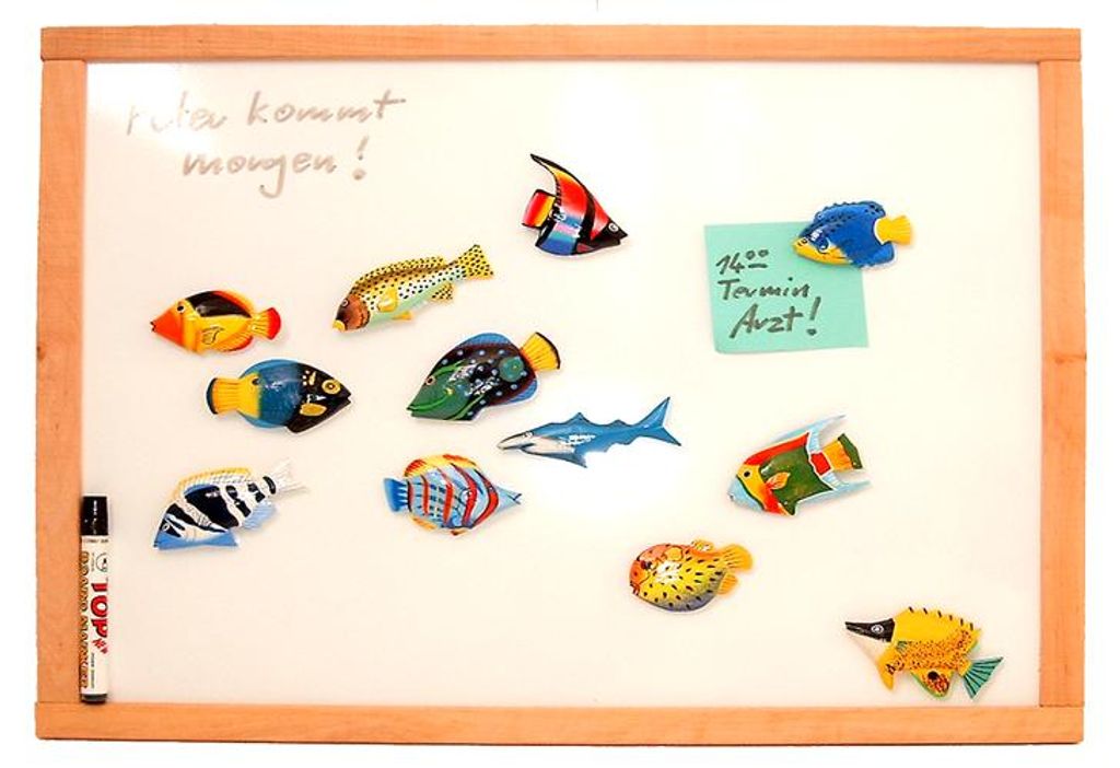 Whiteboard, Note-Board, schutzlackiert & magnethaftend - im Produktbild 
