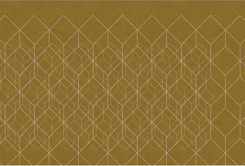 Tadessi Fototapete | Abstrakt | 4.00 m x 2.70 m | Braun | Weiß | Wandbild | Digitaldruck