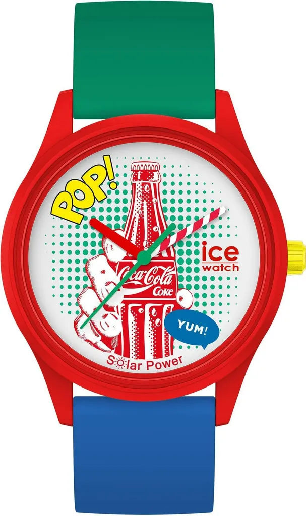 Ice-Watch - Orologio Ice-WATCH Solaruhr COCA COLA×ICE-WATCH - Pop art - Medio - 3H, 019902
