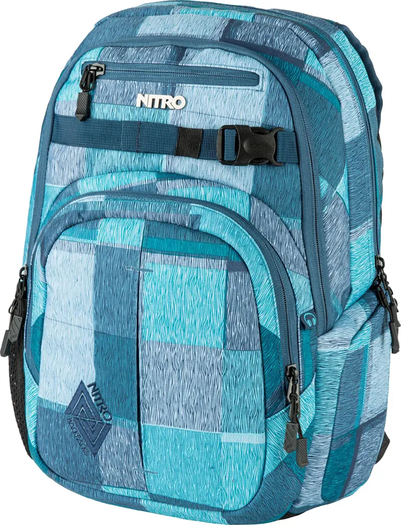 Nitro Chase 35L Checker: Zaino Urban con Scomparto Laptop 17 Pollici - 17