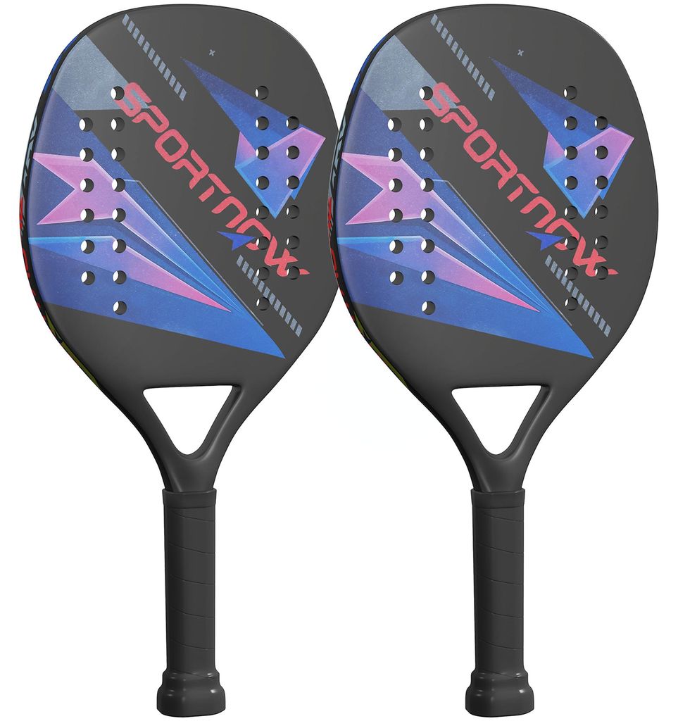 Sada rakiet na pickleball SPORTNOW, sada 2 rakiet, uhlíkové Obrázok produktu 