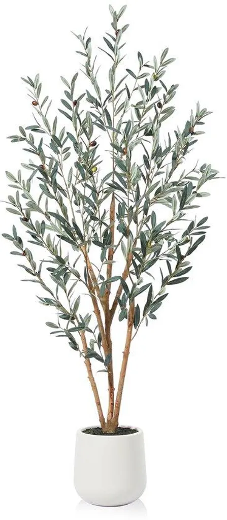 Sapin de Noël blanc 180 cm pour décoration intérieure chic avec mousse