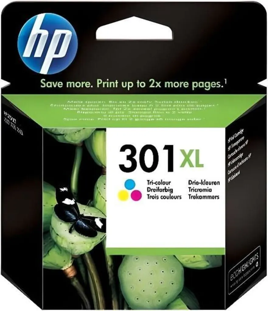 Cartuccia HP 301XL Tricolore Originale CH564EE Alta Capacità